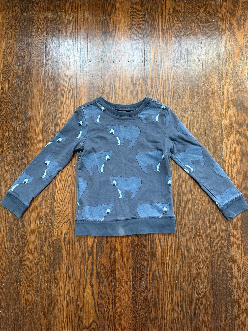 Kids Blue Bear crew neck sweatshirt